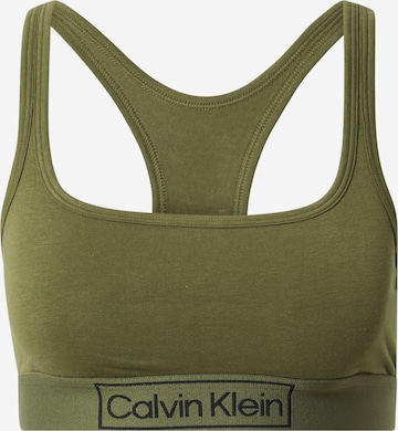 Calvin Klein Underwear Rinnahoidja, värv roheline: eest vaates
