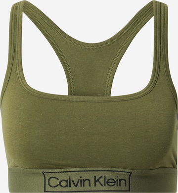 Calvin Klein Underwear Bra in Green: front