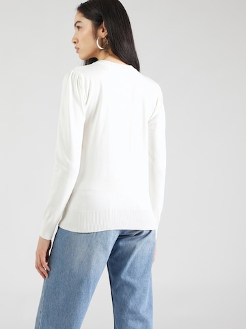 SAINT TROPEZ Pullover 'Mila' i hvid