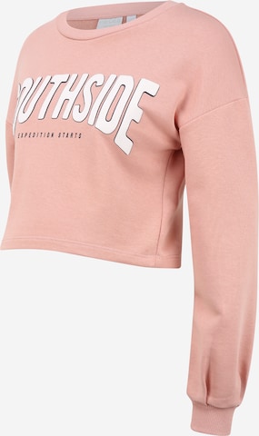 Sweat-shirt Pieces Maternity en rose : devant