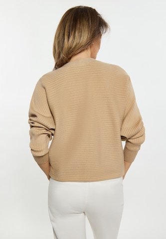 usha WHITE LABEL Knit Cardigan in Beige