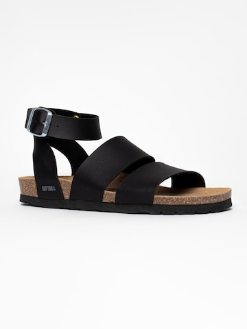 Bayton - Sandalias con hebilla 'Soria' en negro