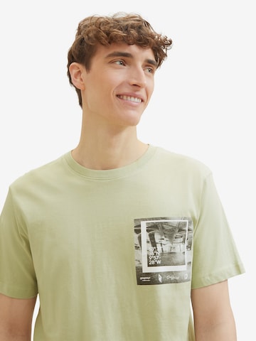 T-Shirt TOM TAILOR DENIM en vert