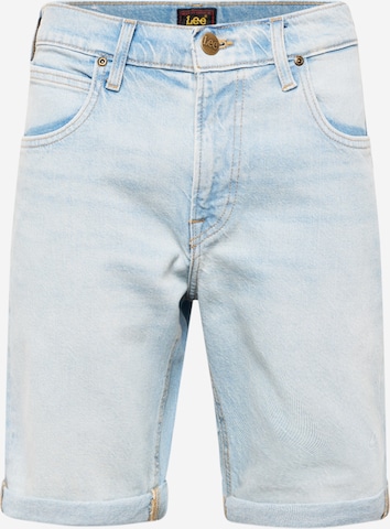 Jean '5 POCKET SHORT' Lee en bleu : devant