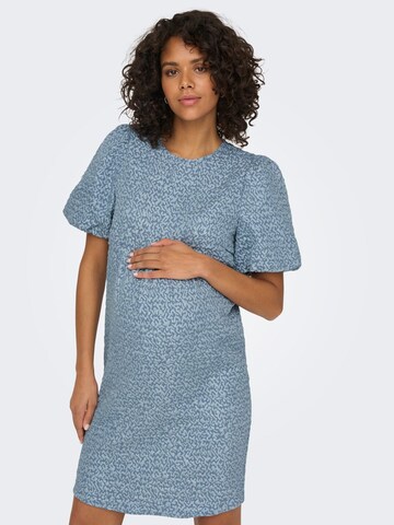 Only Maternity Cocktail Dress in Blue: front