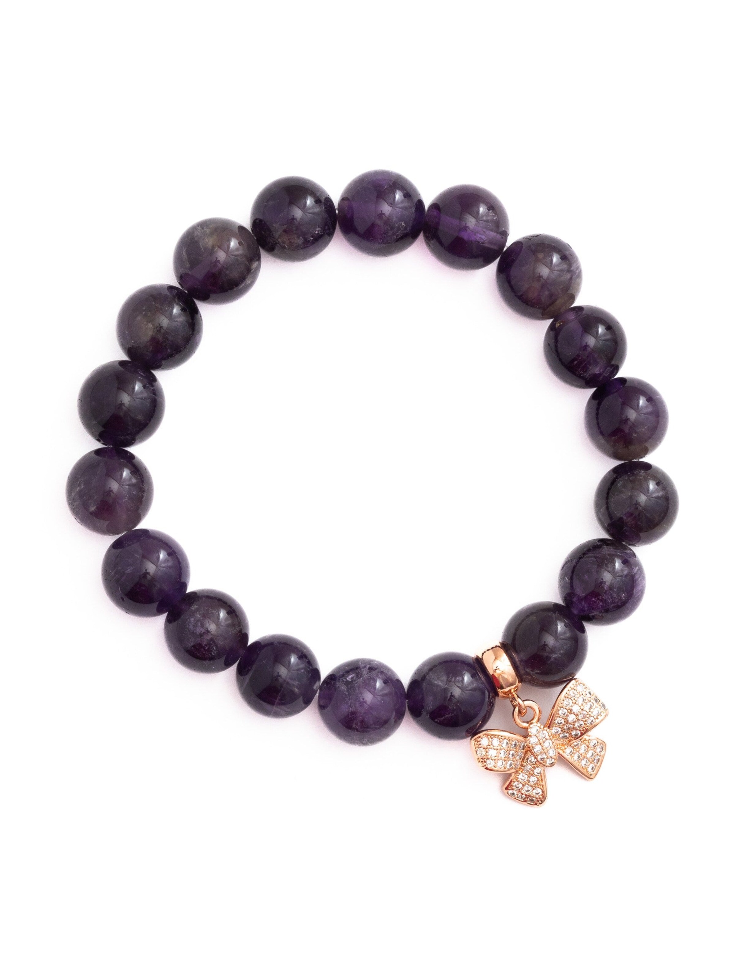 Secret Stones Bracelet 'Harmony Thread' in Purple