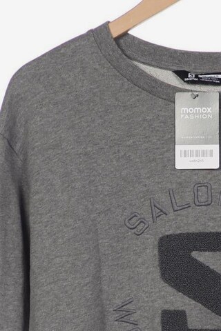 SALOMON Sweatshirt & Zip-Up Hoodie in XL in Grey