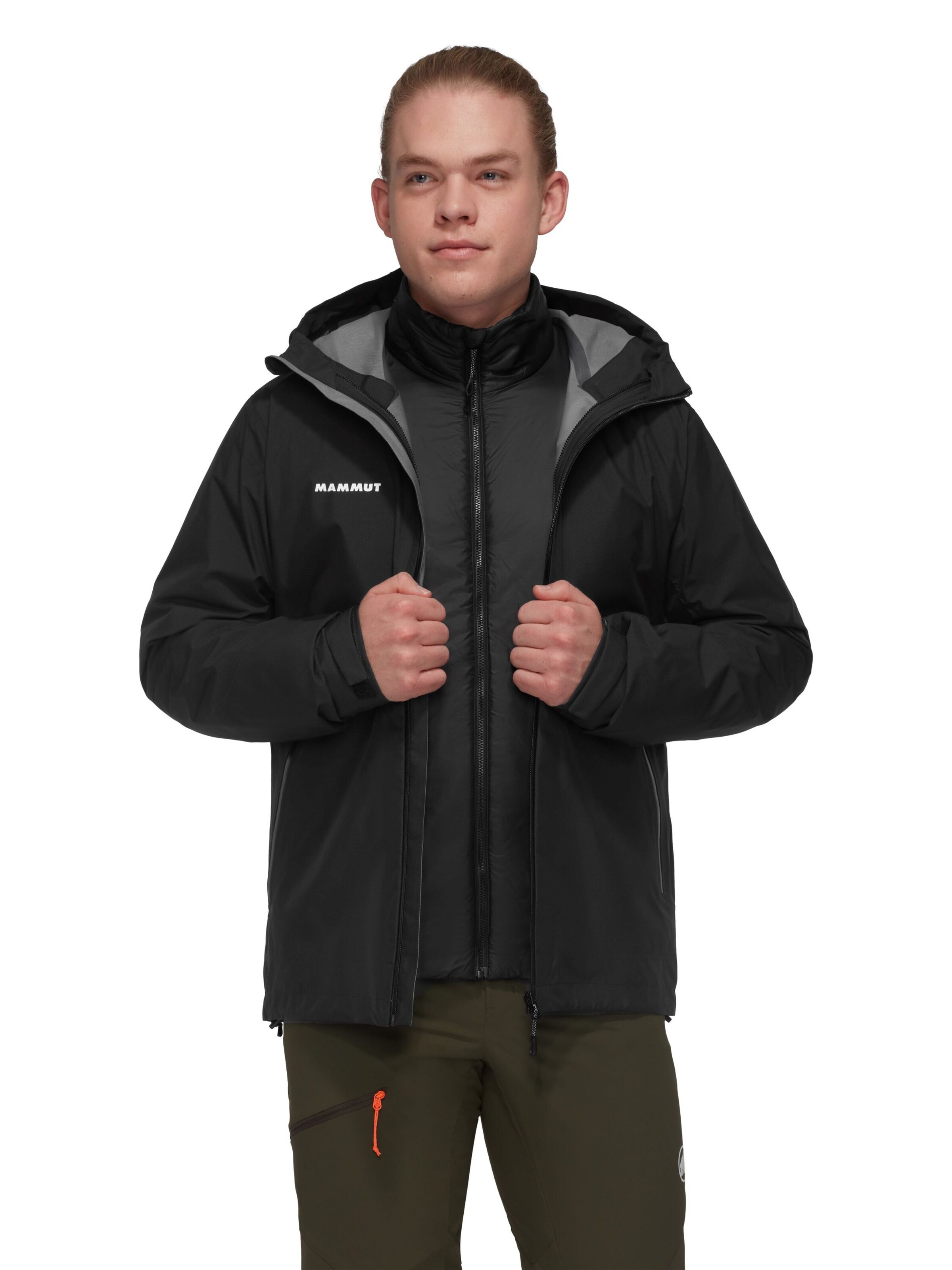 MAMMUT Outdoor jacket in Black: front