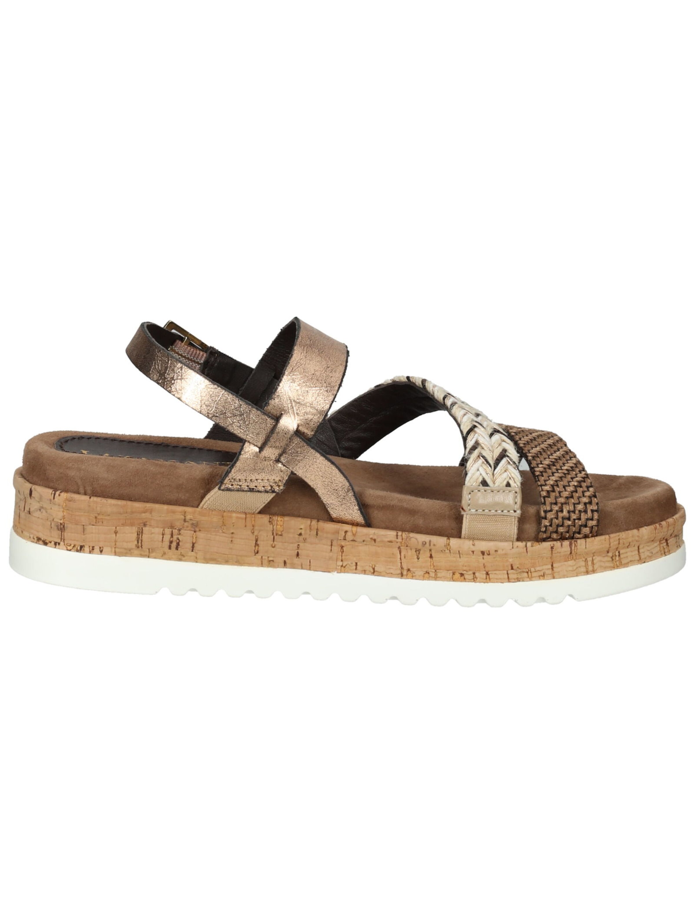 LAZAMANI Strap Sandals in Brown