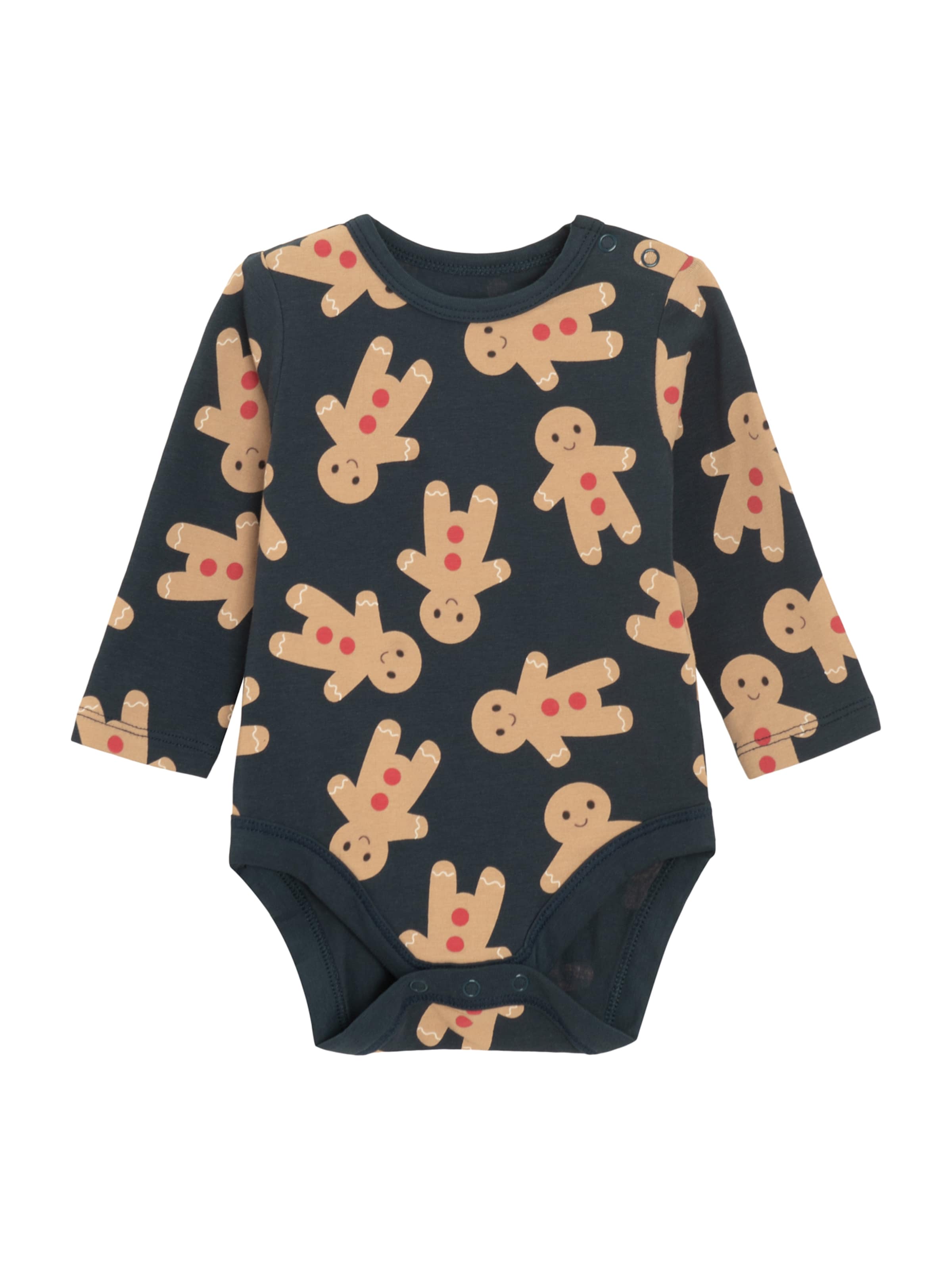 Cool Club Overall 'BODY L/S' värissä musta: etupuoli