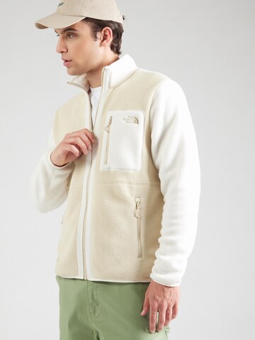 Giacca di pile funzionale 'Yumiori' di THE NORTH FACE in beige: frontale