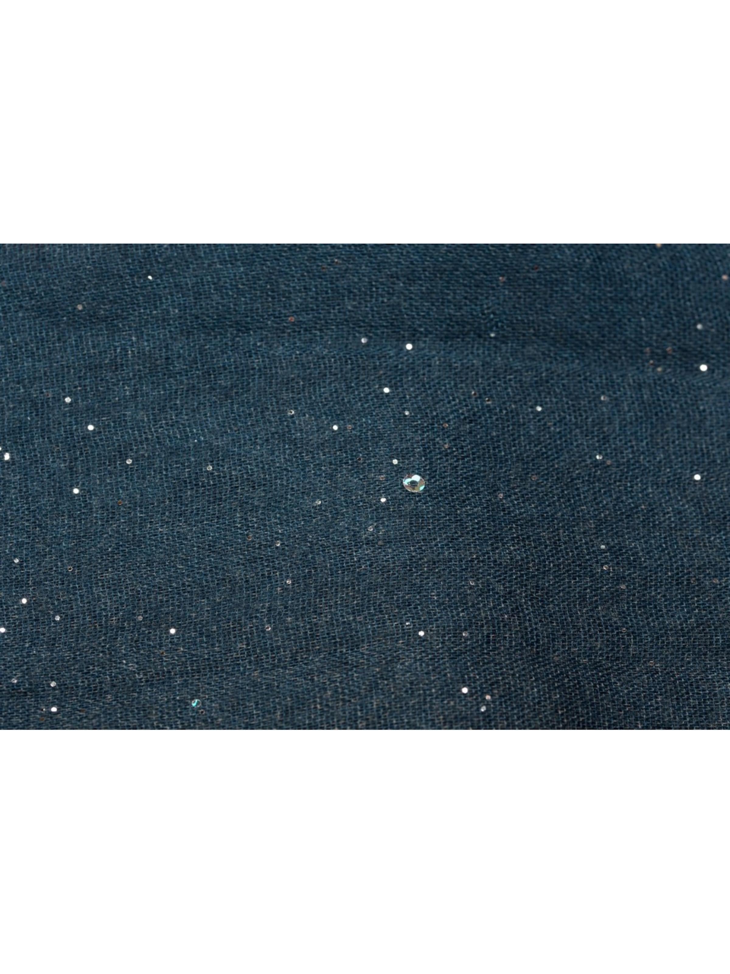 styleBREAKER Loop scarf 'Glitzer Loop mit Farbverlauf' in Blue