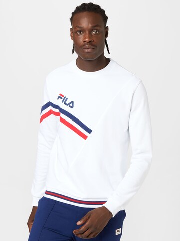 FILA Sweatshirt 'Zeitz' in Weiß: predná strana