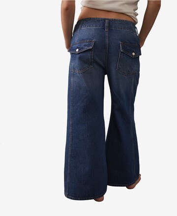 Wide Leg Jean 'HARLOW' Free People en bleu