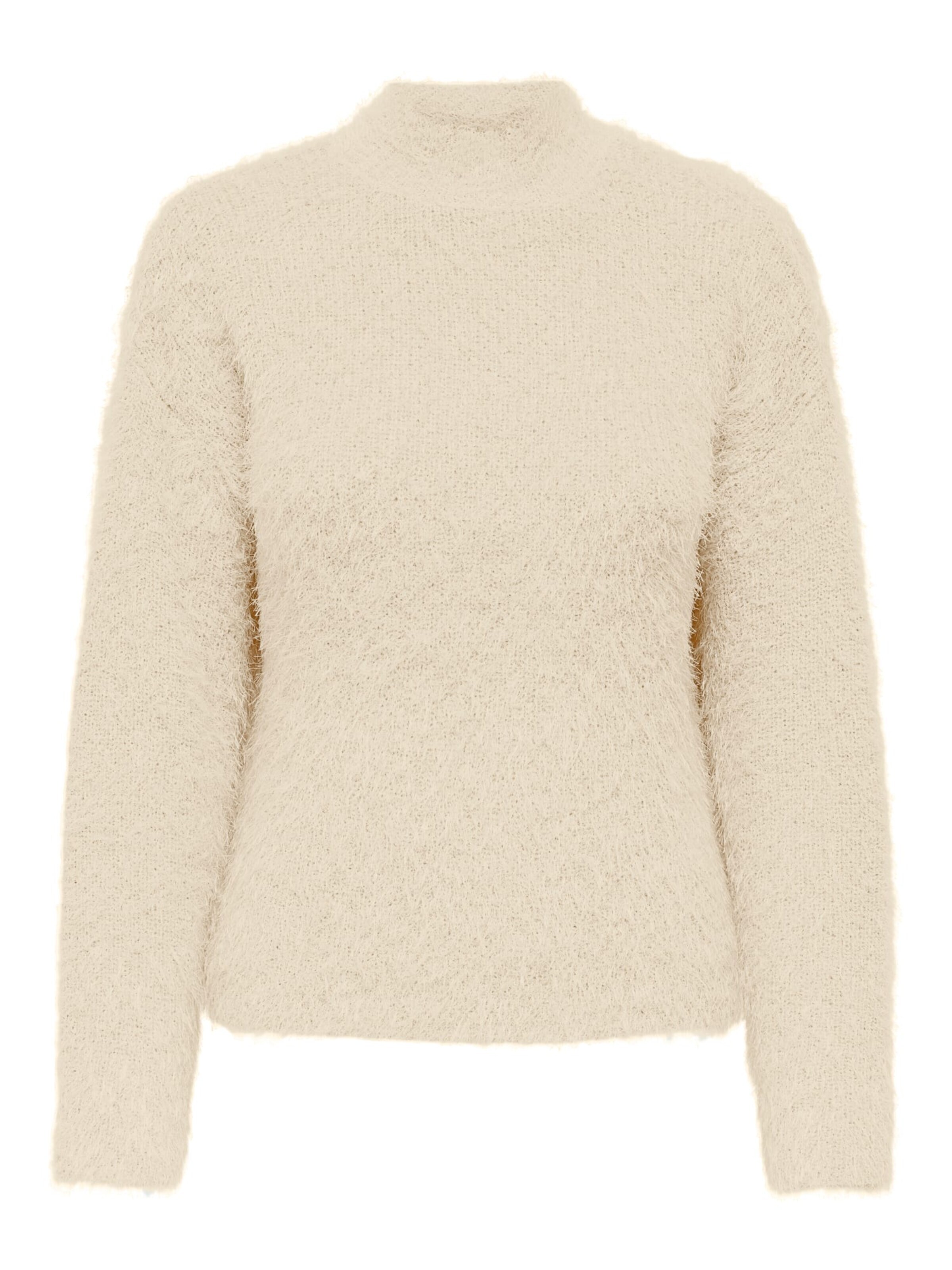 ONLY Trui 'Lulu' in L in de kleur Offwhite, Productweergave