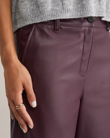 Wide Leg Pantalon WE Fashion en rouge
