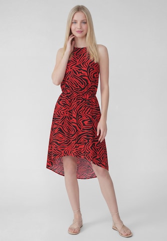 ALBEE - Vestido em vermelho: frente
