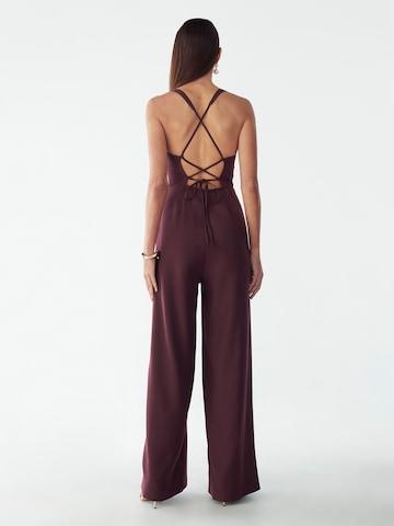BWLDR - Jumpsuit 'Cherie' en rojo