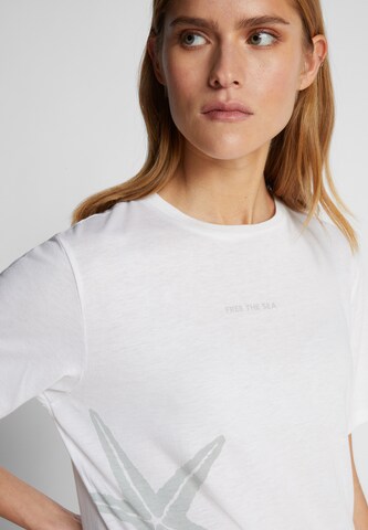 North Sails Shirt 'Free the Sea' in White
