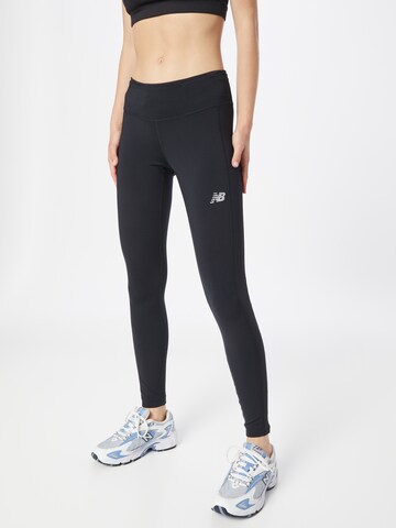 new balance Skinny Sportbyxa 'Accelerate' i svart: framsida