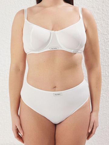 Trendyol Curve - Bustier Conjuntos de ropa interior en blanco