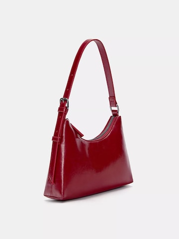 Pull&Bear Shoulder bag 'HEBILLAS' in Red