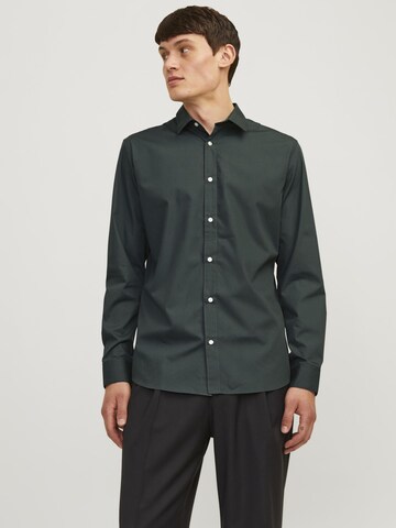 JACK & JONES Slim Fit Hemd 'JJJoe' in Grün: Vorderseite