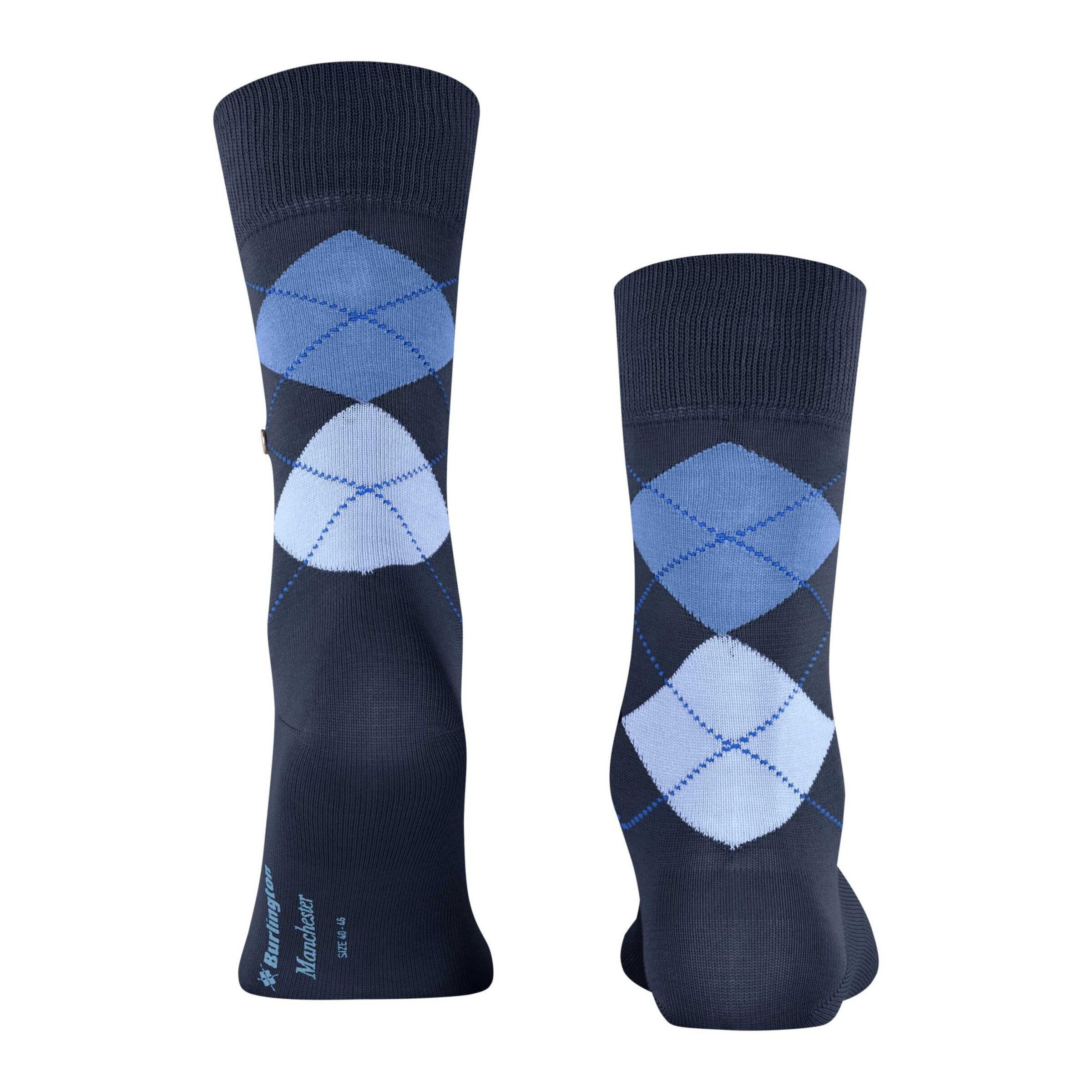 BURLINGTON Socken 'Manchester' in Blau