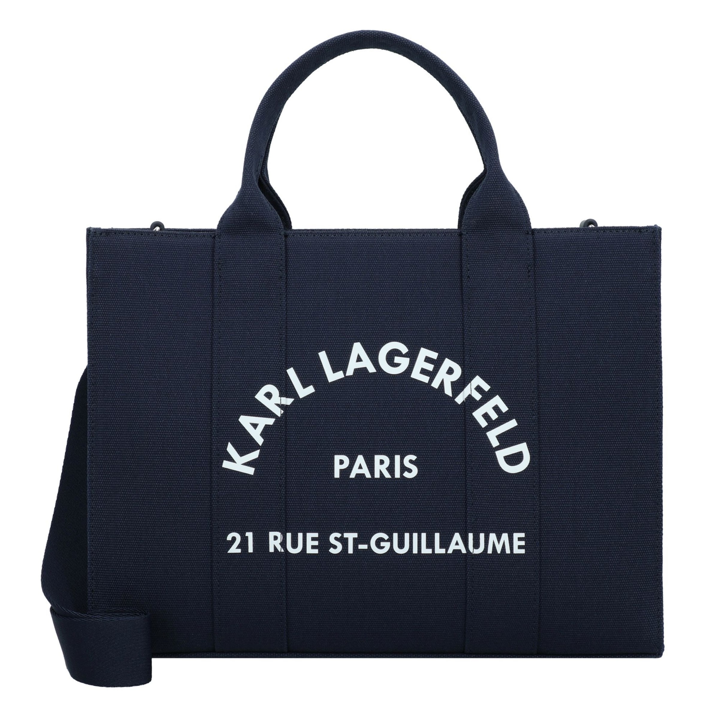 Karl Lagerfeld Handtasche in Blau: Vorderseite