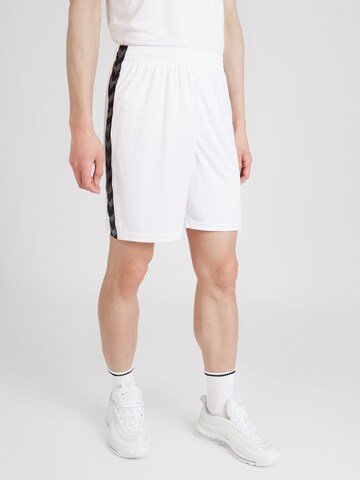 Regular Pantalon de sport 'AUTHENTIC' Hummel en blanc : devant