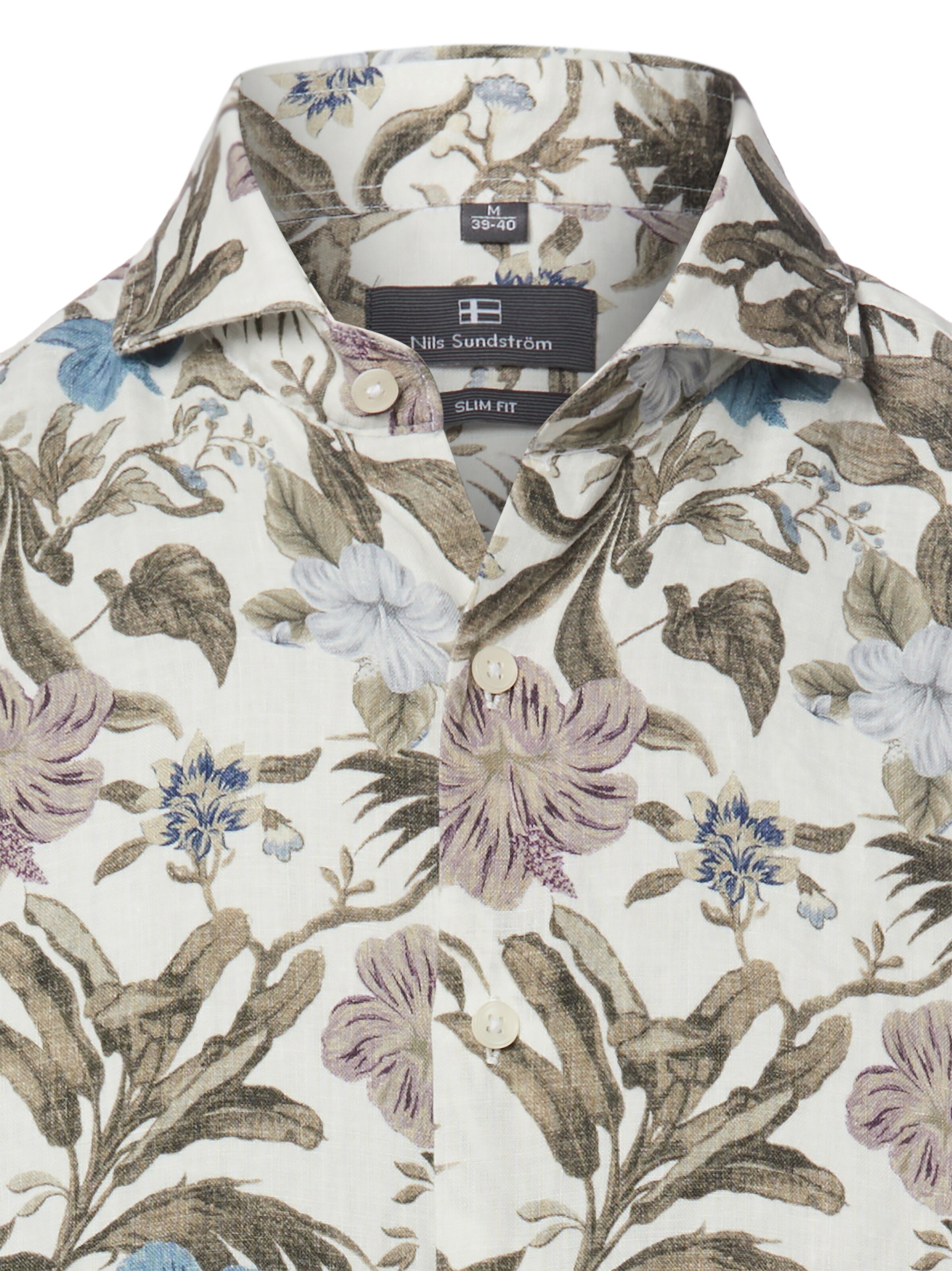 Fit confort Chemise Nils Sundström en blanc