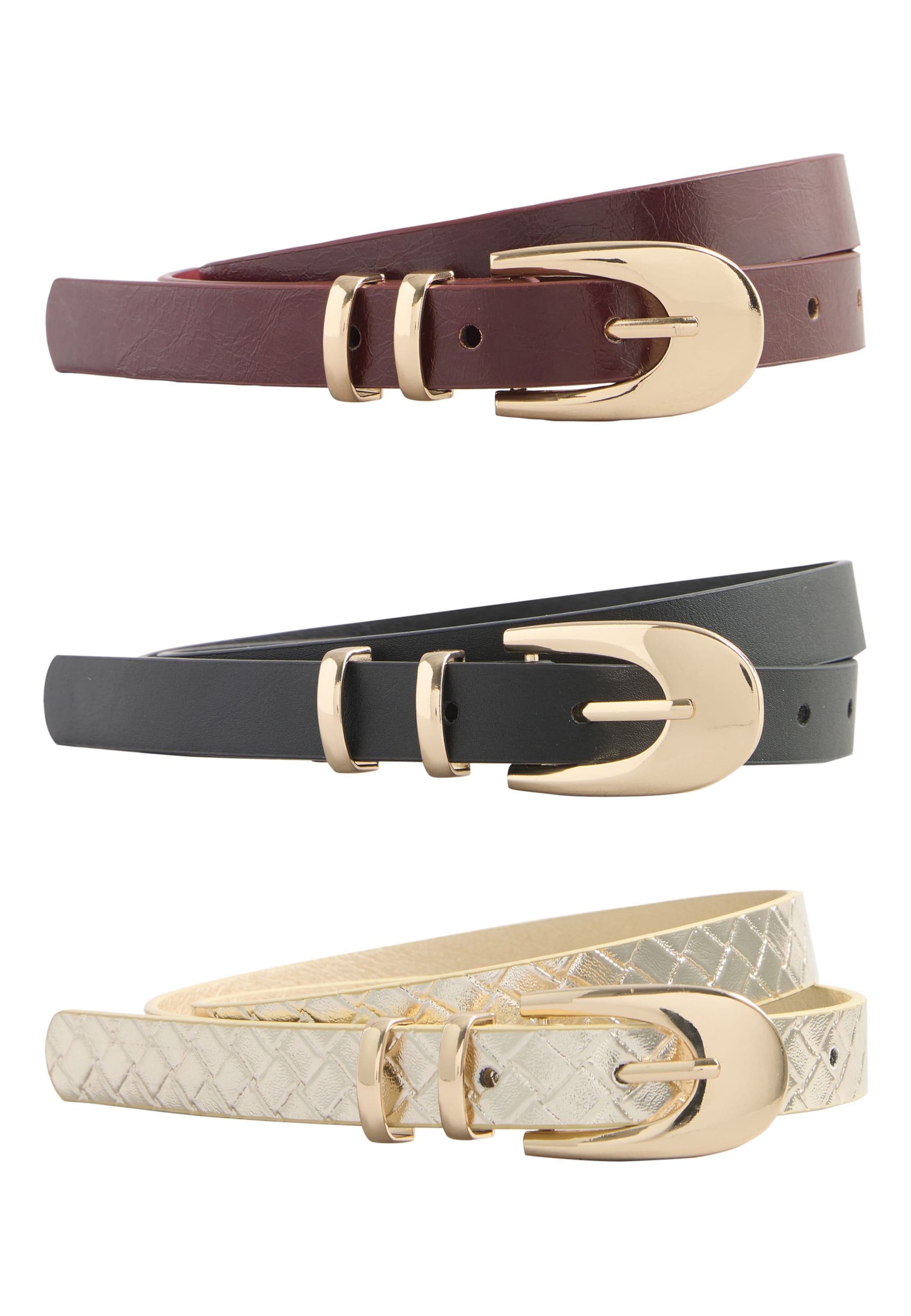 Lipsy Riem in Goud: voorkant