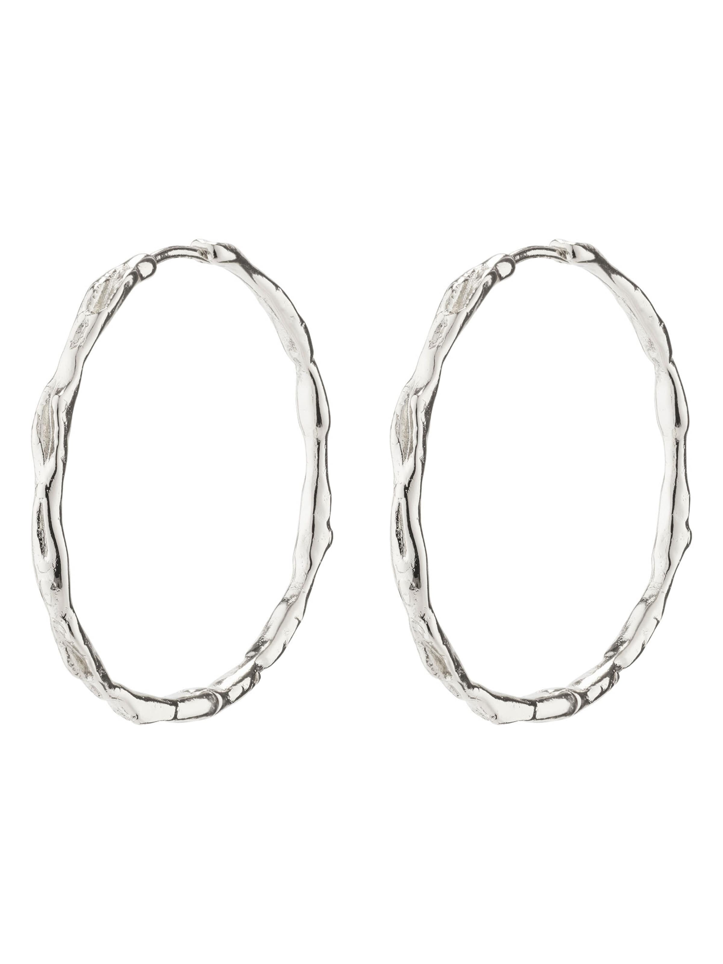 Pilgrim Earrings 'Eddy' in Silver: front
