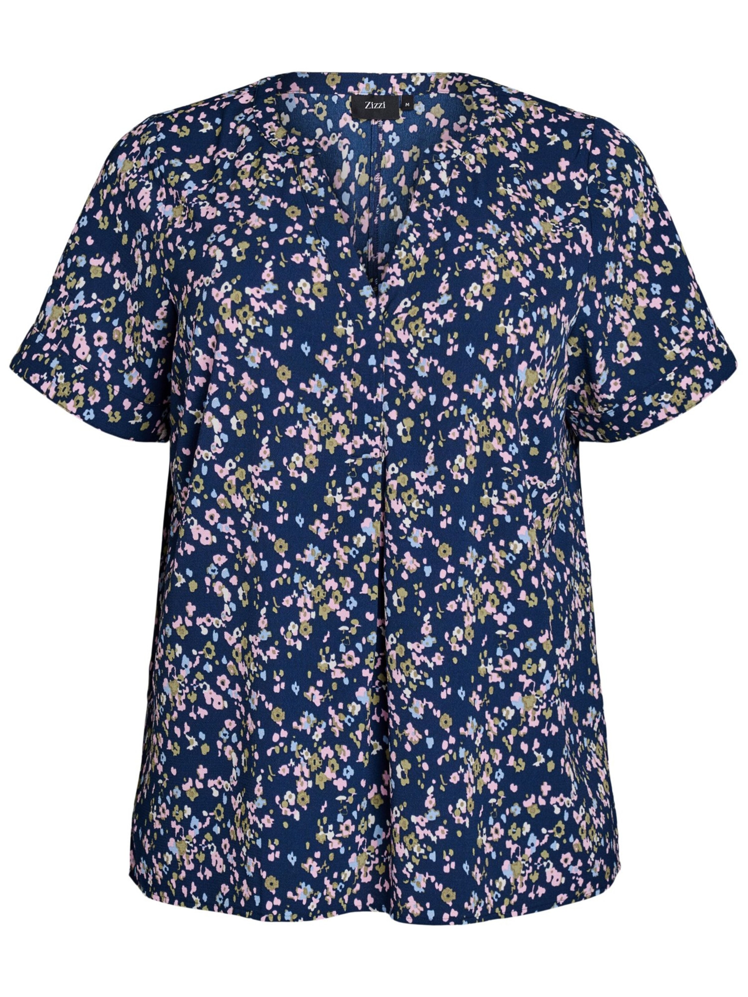 Zizzi Blouse 'Vanni' in Pink: front