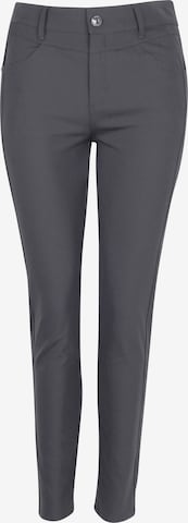 STOOKER WOMEN Slimfit Jeans 'Florenz' in Grau: Vorderseite