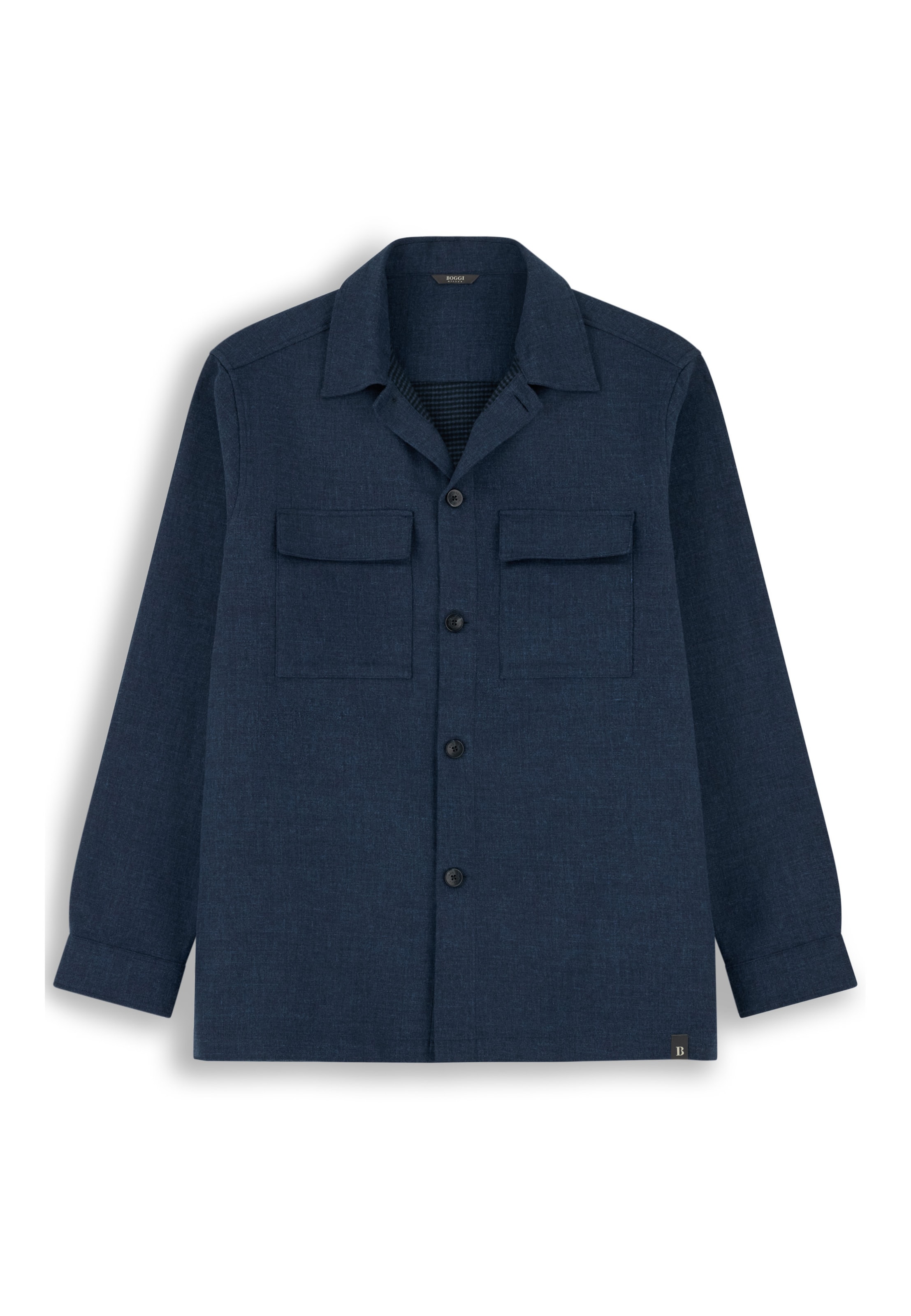 Boggi Milano Button Up Shirt in XS in Navy, Item view