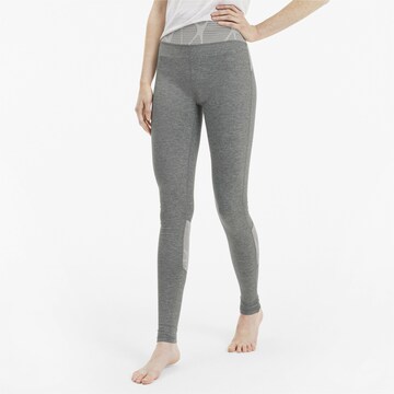 PUMA Skinny Sportovní kalhoty 'Eclipse' – šedá: přední strana