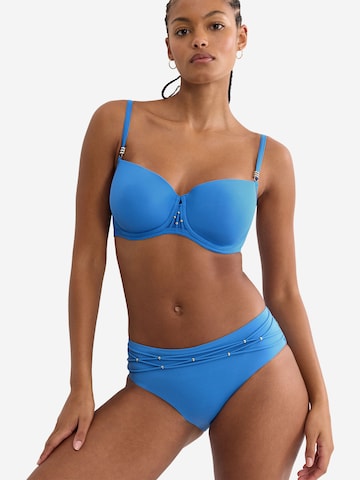 TRIUMPH Balconette Bügel-Bikini-Top ' Red Label Palina Love by the Sea ' in Blau
