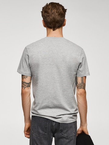 MANGO MAN T-shirt 'CHERLO' i grå
