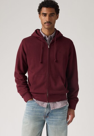 LEVI'S ® Sweatjacke 'The Original HM' in Rot: Vorderseite
