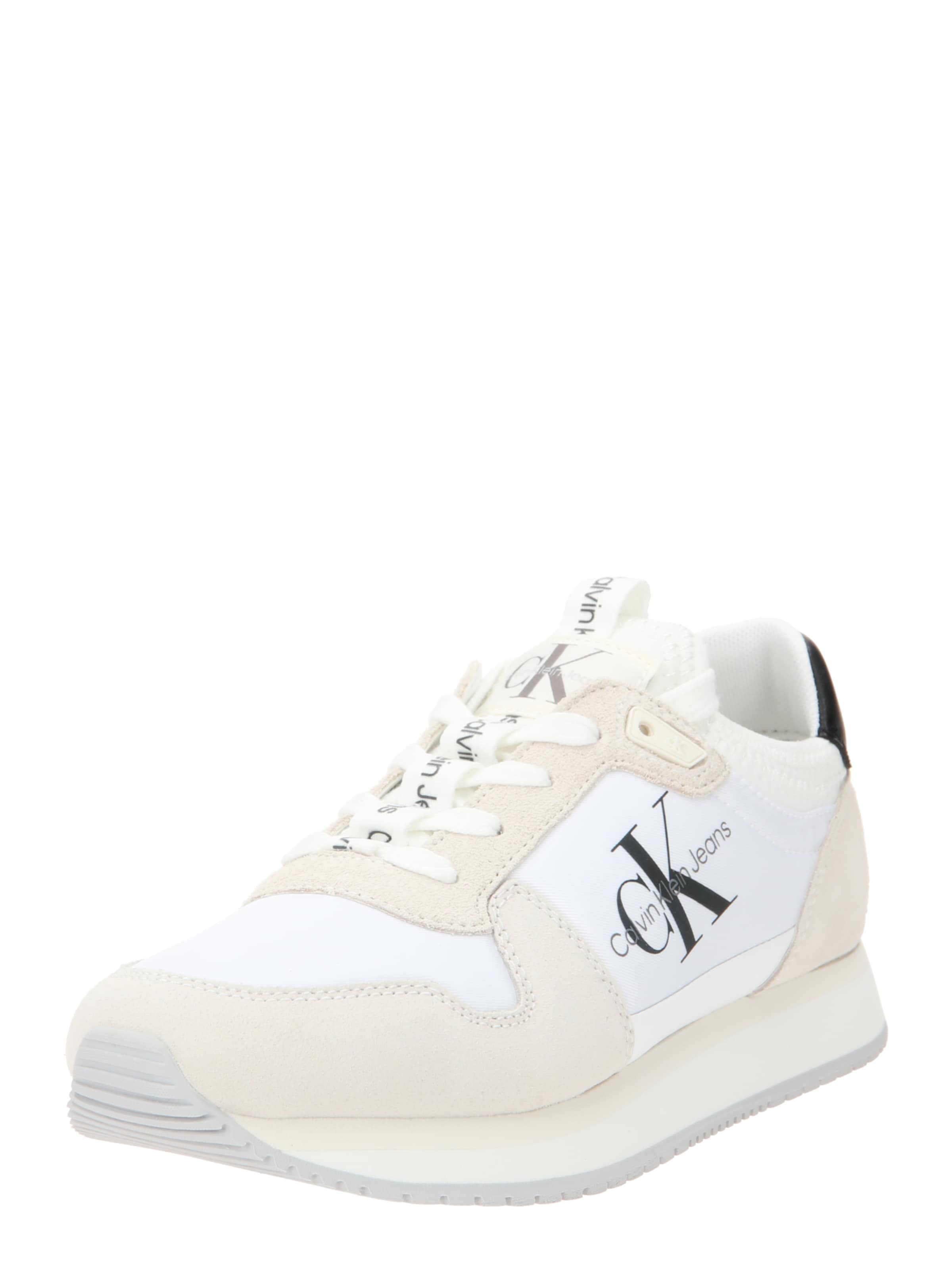 Sneaker bassa di Calvin Klein in bianco: frontale