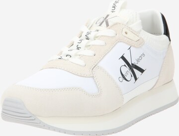 Sneaker bassa di Calvin Klein Jeans in bianco: frontale