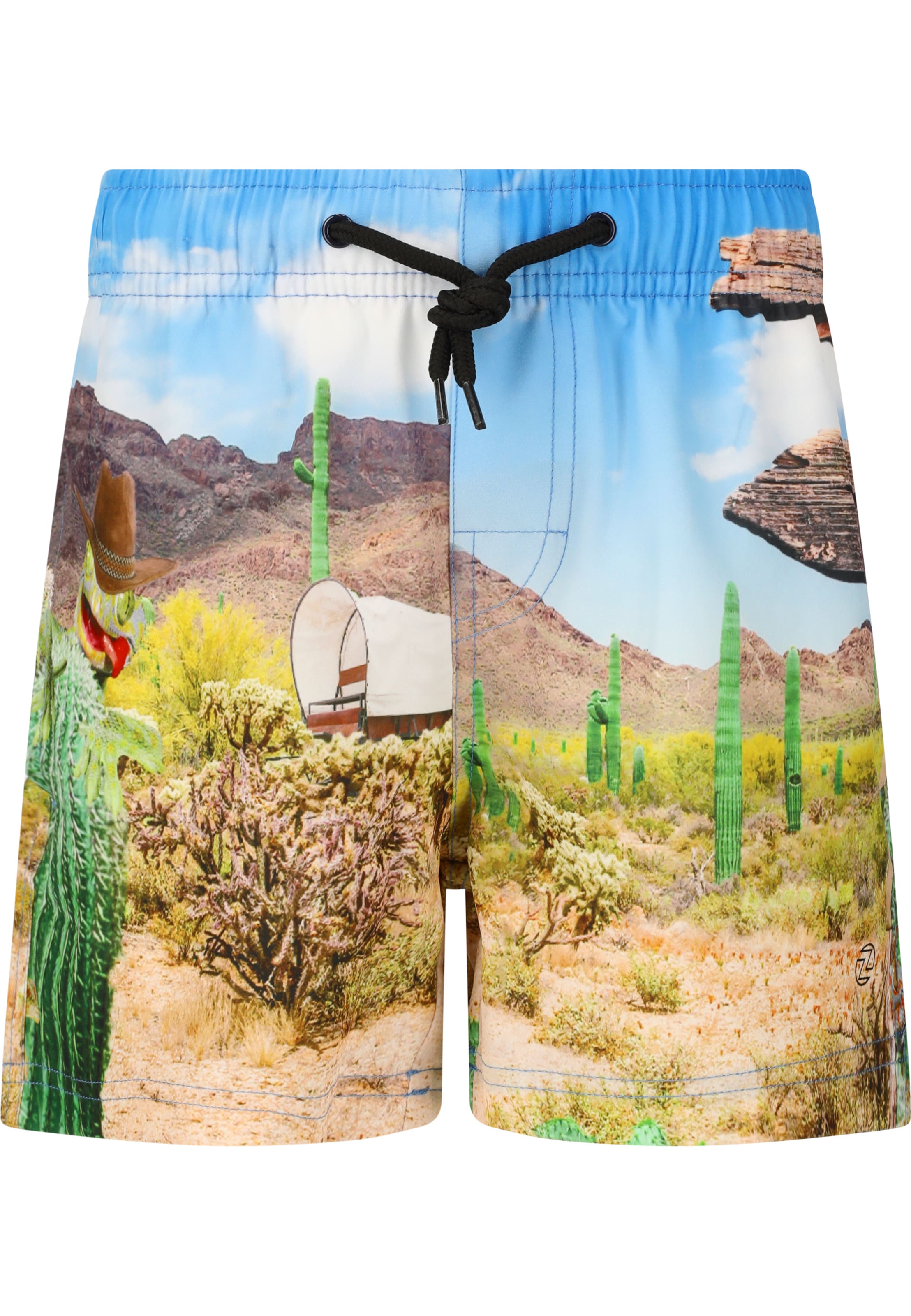 ZigZag Zwemshorts 'Tino' in Blauw: voorkant