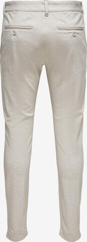 Only & Sons Slimfit Chinohousut 'Mark' värissä beige