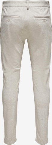 Only & Sons - Slimfit Calças chino 'Mark' em bege