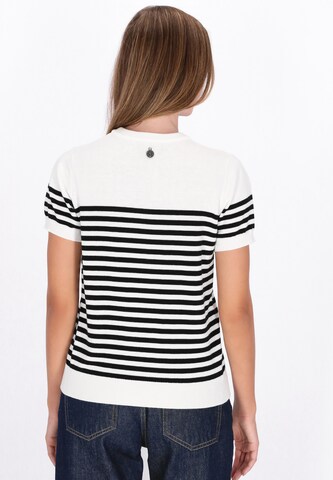 Pull-over DreiMaster Maritim en blanc