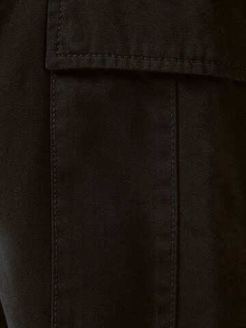 Bershka Regular Trousers in Black