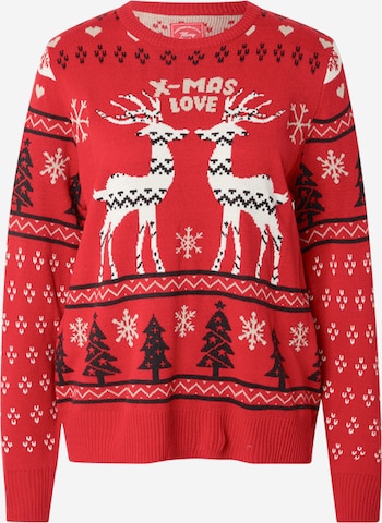 Pull-over Sublevel en rouge : devant