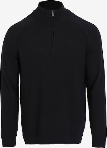 Pull-over Lufian en noir : devant