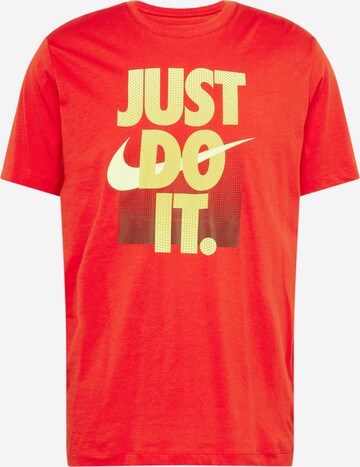 Nike Sportswear Shirt in Rood: voorkant